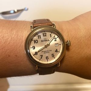Gold Shinola Watch